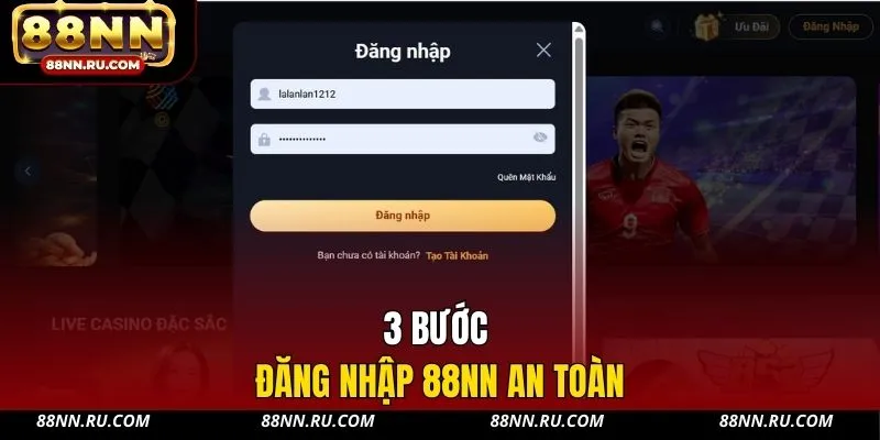 3 bước đăng nhập 88NN an toàn 3 bước đăng nhập 88NN an toàn